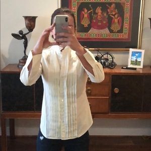 Jcrew slim fit tuxedo shirt